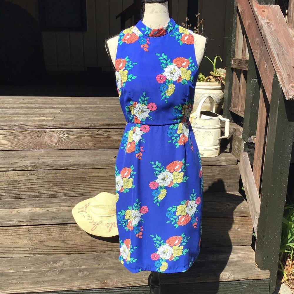 Lulu's Bright Floral Sheath Dress
